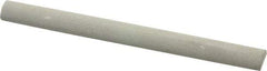 Value Collection - Half Round, Aluminum Oxide, Toolroom Finishing Stick - 4" Long x 3/8" Wide, Fine Grade - Americas Industrial Supply