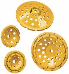 DeWALT - 4" Diam, Surface Grinding Wheel - Diamond, 15,000 Max RPM - Americas Industrial Supply