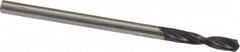 Guhring - 0.0906" 130° Parabolic Flute Powdered Metal Screw Machine Drill Bit - FIREX Finish, Right Hand Cut, 0.5118" Flute Length, 1.5748" OAL, Standard Point, Straight Shank - Americas Industrial Supply