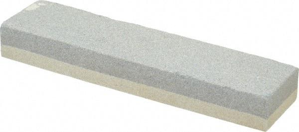 Value Collection - 8" Long x 2" Wide x 1" Thick, Aluminum Oxide Sharpening Stone - Rectangle, 120/240 Grit, Fine, Very Fine Grade - Americas Industrial Supply
