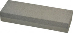 Value Collection - 6" Long x 2" Wide x 1" Thick, Aluminum Oxide Sharpening Stone - Rectangle, 120/240 Grit, Fine, Very Fine Grade - Americas Industrial Supply