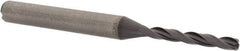 Kennametal - 3mm 140° Solid Carbide Jobber Drill - TiAlN Finish, Right Hand Cut, Spiral Flute, Straight Shank, 66mm OAL, Standard Point - Americas Industrial Supply