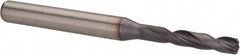 Kennametal - 5/32" 140° Spiral Flute Solid Carbide Screw Machine Drill Bit - Americas Industrial Supply