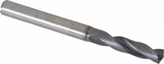 Kennametal - 7/32" 140° Spiral Flute Solid Carbide Screw Machine Drill Bit - Americas Industrial Supply