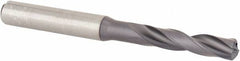 Kennametal - 1/4" 140° Spiral Flute Solid Carbide Screw Machine Drill Bit - Americas Industrial Supply