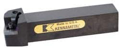 Kennametal - MSRN, Right Hand Cut, 15° Lead Angle, 1-1/4" Shank Height x 1-1/4" Shank Width, Negative Rake Indexable Turning Toolholder - 6" OAL, SN..54. Insert Compatibility, Series Kenloc - Americas Industrial Supply