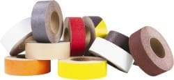 NMC - Orange Solid Color Anti-Slip Vinyl Tape - 6" Wide x 60' Long x 0.02" Thick, General Traffic - Americas Industrial Supply