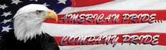 NMC - American Pride - Company Pride, 120 Inch Long x 36 Inch High, Safety Banner with Graphic - Graphic Shows Leaf, Polyethylene, English, Printed on 1 Side - Americas Industrial Supply
