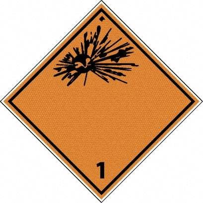 NMC - Blank - No Legend DOT Shipping Label - 4" High x 4" Wide - Americas Industrial Supply