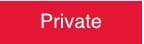 NMC - Private, 10" Wide x 3" High, Plastic Sign - English, White on Red, Wall Mount - Americas Industrial Supply