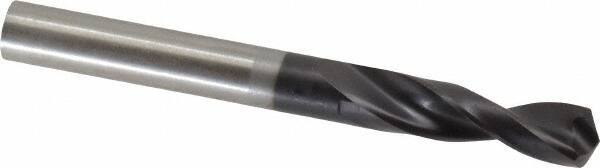 Guhring - 0.315" 130° Parabolic Flute Powdered Metal Screw Machine Drill Bit - FIREX Finish, Right Hand Cut, 1.4567" Flute Length, 3.1102" OAL, Standard Point, Straight Shank - Americas Industrial Supply