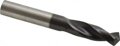 Guhring - 0.5118" 130° Parabolic Flute Powdered Metal Screw Machine Drill Bit - FIREX Finish, Right Hand Cut, 2.0079" Flute Length, 4.0157" OAL, Standard Point, Straight Shank - Americas Industrial Supply