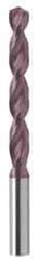 Guhring - 9/16" 130° Powdered Metal Jobber Drill - FIREX Finish, Right Hand Cut, Parabolic Flute, Straight Shank, 169mm OAL, Cone Relief Point - Americas Industrial Supply