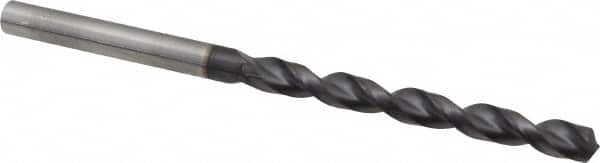 Guhring - 0.1929" 130° Powdered Metal Jobber Drill - FIREX Finish, Right Hand Cut, Parabolic Flute, Straight Shank, 3-3/8" OAL, Cone Relief Point - Americas Industrial Supply