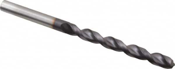 Guhring - 0.2598" 130° Powdered Metal Jobber Drill - FIREX Finish, Right Hand Cut, Parabolic Flute, Straight Shank, 101mm OAL, Cone Relief Point - Americas Industrial Supply