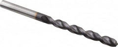 Guhring - 0.2598" 130° Powdered Metal Jobber Drill - FIREX Finish, Right Hand Cut, Parabolic Flute, Straight Shank, 101mm OAL, Cone Relief Point - Americas Industrial Supply