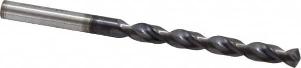 Guhring - 0.2756" 130° Powdered Metal Jobber Drill - FIREX Finish, Right Hand Cut, Parabolic Flute, Straight Shank, 4-9/32" OAL, Cone Relief Point - Americas Industrial Supply