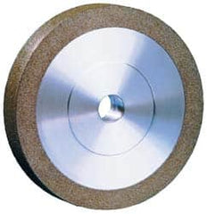 Strauss - 6" Diam x 1" Hole x 1" Thick, 80/100 Grit Surface Grinding Wheel - Diamond, Type 1A1, Medium/Fine Grade, 6,500 Max RPM - Americas Industrial Supply