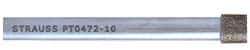Strauss - CBN Grinding Pin - 1/8" Shank Diam x 2" Shank Length, (170 Mesh Grit) - Americas Industrial Supply