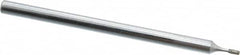 Strauss - Diamond (Abrasive) Grinding Pin - 1/8" Shank Diam x 2" Shank Length, Fine Grade, 120 Grit - Americas Industrial Supply