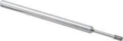 Strauss - 1/8" Head Thickness Diamond (Abrasive) Grinding Pin - 1/8" Shank Diam x 2" Shank Length, Medium Grade, 80 Grit - Americas Industrial Supply