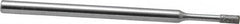 Strauss - 0.157" Head Thickness Diamond (Abrasive) Grinding Pin - 1/8" Shank Diam x 2" Shank Length, Fine Grade, 120 Grit - Americas Industrial Supply
