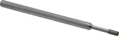 Strauss - 0.157" Head Thickness Diamond (Abrasive) Grinding Pin - 1/8" Shank Diam x 2" Shank Length, (170 Mesh Grit) - Americas Industrial Supply