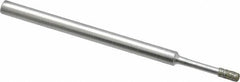 Strauss - 0.157" Head Thickness Diamond (Abrasive) Grinding Pin - 1/8" Shank Diam x 2" Shank Length, Medium Grade, 80 Grit - Americas Industrial Supply