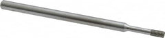 Strauss - 0.157" Head Thickness Diamond (Abrasive) Grinding Pin - 1/8" Shank Diam x 2" Shank Length, (170 Mesh Grit) - Americas Industrial Supply
