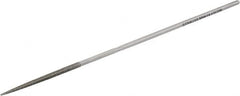 Strauss - 5-1/2" OAL Fine Square Needle Diamond File - 5/64" Wide x 5/64" Thick, 1-5/8 LOC, 91 Grit - Americas Industrial Supply