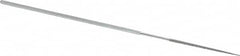 Strauss - 5-1/2" OAL Fine Round Needle Diamond File - 1/16" Wide x 1/16" Thick, 1-5/8 LOC, 91 Grit - Americas Industrial Supply