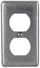 Cooper Crouse-Hinds - Electrical Outlet Box Steel Utility Box Cover - Americas Industrial Supply