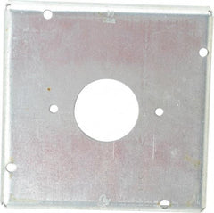 Cooper Crouse-Hinds - Electrical Outlet Box Steel Square Surface Cover - Americas Industrial Supply