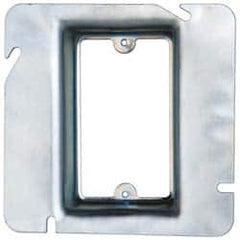 Cooper Crouse-Hinds - Electrical Outlet Box Steel Square Cover - Americas Industrial Supply