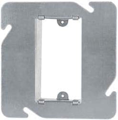 Cooper Crouse-Hinds - Electrical Outlet Box Steel Square Cover - Americas Industrial Supply