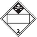 NMC - 10-3/4" Wide x 10-3/4" High, Pressure-Sensitive Vinyl Placard - Black on White, UV Resistant, Chemical Resistant, Graffiti Proof - Americas Industrial Supply