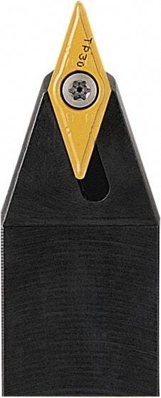 Seco - SVVB, Neutral Cut, 72.5° Lead Angle, 10mm Shank Height x 10mm Shank Width, Neutral Rake Indexable Turning Toolholder - 150mm OAL, VB.T 1102.. Insert Compatibility, Series Screw Lock - Americas Industrial Supply