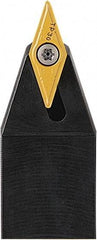 Seco - SVVB, Neutral Cut, 72.5° Lead Angle, 20mm Shank Height x 20mm Shank Width, Neutral Rake Indexable Turning Toolholder - 125mm OAL, VB..1604.., VCG..1604.. Insert Compatibility, Series Screw Lock - Americas Industrial Supply