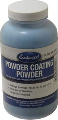 Made in USA - 8 oz Dark Blue (Ford) Paint Powder Coating - Polyurethane, 10 Sq Ft Coverage - Americas Industrial Supply