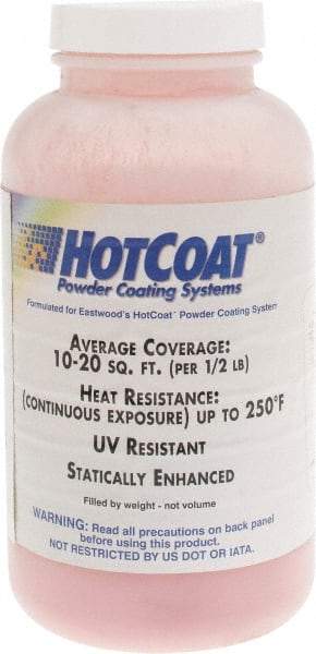 Made in USA - 8 oz Orange (Chevy) Paint Powder Coating - Polyurethane, 10 Sq Ft Coverage - Americas Industrial Supply