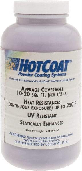 Made in USA - 8 oz Dark Purple Paint Powder Coating - Polyurethane, 10 Sq Ft Coverage - Americas Industrial Supply