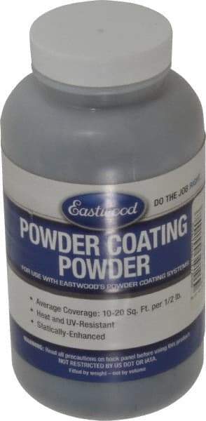 Made in USA - 8 oz Black Wrinkle Paint Powder Coating - Polyurethane, 10 Sq Ft Coverage - Americas Industrial Supply