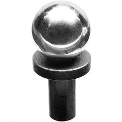 TE-CO - 1/2" Ball Diam, 1/4" Shank Diam, Stainless Steel Inspection Tooling Ball - Americas Industrial Supply