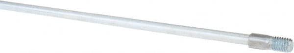 Value Collection - 48" Long x 3/8" Rod Diam, Tube Brush Extension Rod - 1/2-12 Male Thread - Americas Industrial Supply