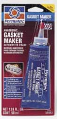 Permatex - 50ml Anaerobic Gasket Maker - -65 to 300°F, Red, Comes in Tube - Americas Industrial Supply