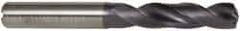 Kennametal - 3/8" 140° Spiral Flute Solid Carbide Screw Machine Drill Bit - Multilayer TiAlN Finish, Right Hand Cut, 1.8504" Flute Length, 3.5039" OAL, Standard Point, Straight Shank, Through Coolant - Americas Industrial Supply