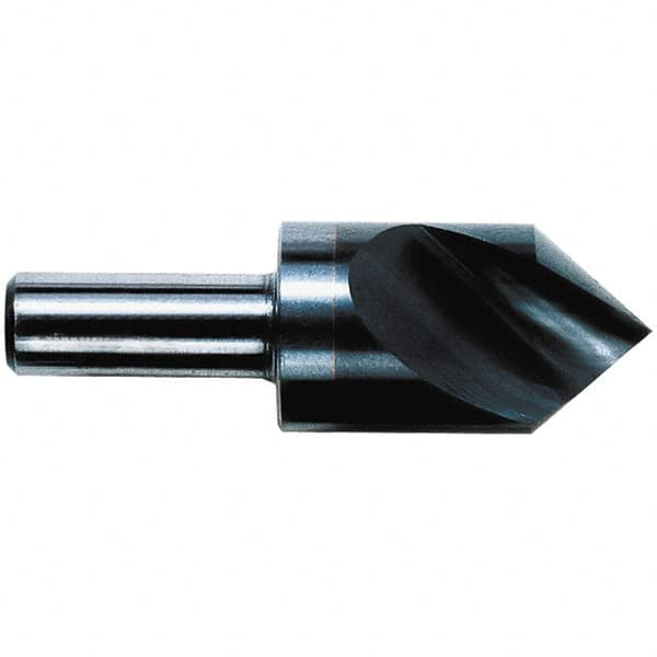 M.A. Ford - 3/8" Head Diam, 1/4" Shank Diam, 1 Flute 82° Solid Carbide Countersink - Americas Industrial Supply