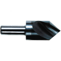 M.A. Ford - 3/8" Head Diam, 1/4" Shank Diam, 1 Flute 82° Solid Carbide Countersink - Americas Industrial Supply