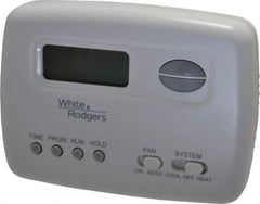 White-Rodgers - 45 to 99°F, 1 Heat, 1 Cool, Economy Digital Single Stage Battery Powered Thermostat - mV to 30 Volts, Electronic Switching Switch - Americas Industrial Supply