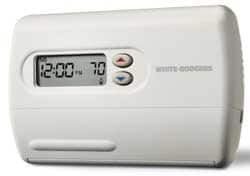 White-Rodgers - 45 to 90°F, 1 Heat, 1 Cool, Standard Digital 5+1+1 Programmable Single Stage Thermostat - mV to 30 Volts, Electronic Switching Switch - Americas Industrial Supply